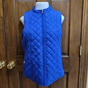 Kim Rogers Sz S Blue Vest P2P 19 L  24
